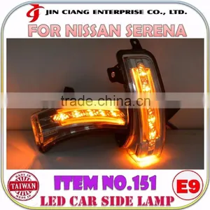 Body Kit Side Mirror Light FOR NISSANN SERENA C26 LED REAR SIDE LAMP thumbnail-1