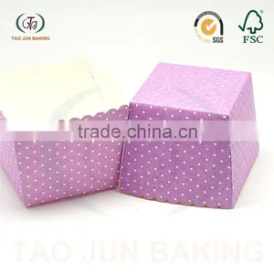 Square Shaped Cupcake Liners Cups Paper Baking Cups for Cake thumbnail-5