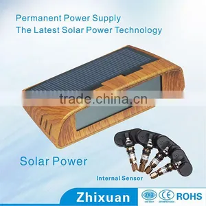 Solar Wireless Tire Pressure Monitoring and Alarm System Car Tyre Pressure Monitor thumbnail-4