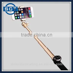 Aluminum Alloy Foldable Monopod Extendable Wireless Bluetooth 3.0 Selfie Stick Adjustable thumbnail-1