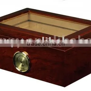 Glass Top Cigar Box and Humidor thumbnail-1