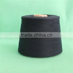 China 8S Black Polyester Yarn for Weaving and Knitting thumbnail-1
