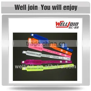 Promotional Customer Logo Printed Tyvek Paper Bracelet thumbnail-1