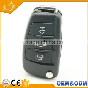 3 BUTTON FOLDING FLIP REMOTE KEY SHELL CASE FOB FOR AUDI A2 A3 A4 A6 A6L A8 TT thumbnail-3