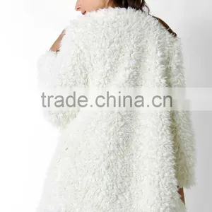 New Fashion High Quality Womens Fake Fur Duffle Coat Quality Choice thumbnail-3