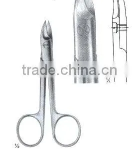 BEEBE Wire and Plate Scissors 110 Mm, Curved thumbnail-1