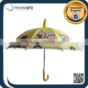 Cheap Promotional Kids Cartoon Character Umbrellas thumbnail-1