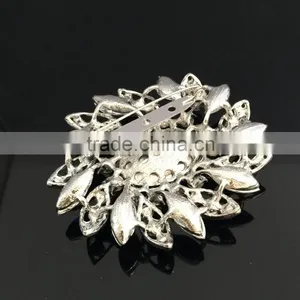 Wedding Bouquet Rhinestone Flower Brooch Pins,glasses Wholesale Colorful Rhinestone Brooch Pin for Dresses thumbnail-4