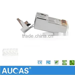 High Quality Cat7 RJ45 Modular Plug For Network Cable Cat7 Aucas Brand Offer Price thumbnail-4