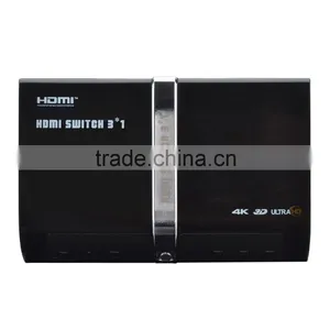 New Produce 3x1 Hdmi Switch Hdmi V1.4 With Ultra hd 2160p and 3d / Remote Control -black thumbnail-2