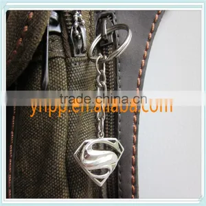 Debossed Superman Metal Key Chain Ring thumbnail-3
