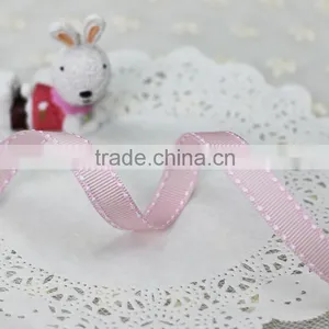100% Polyester Decoration Woven Dot Ribbon Custom Printed Ribbon thumbnail-3
