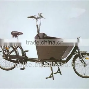 Two Front Wheel Steel Front Carrier Cargo Bike thumbnail-2