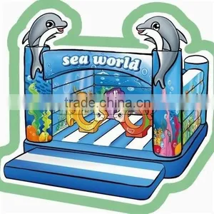 Cheer Amusement Sea World Theme Inflatable Bouncer thumbnail-1