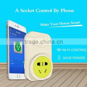 Hot WIFI Cellphone Wireless Control Switch Power Socket Smart Plug for Home Automation thumbnail-1