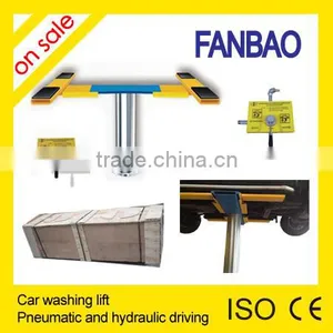 Pneumatic and Hydraulic Single Post Inground Lift thumbnail-1