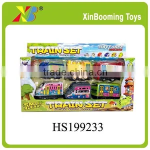 Promotion Plastic Pull Back Train Toy, Pull Back Train, Cartoon Train Toy thumbnail-1