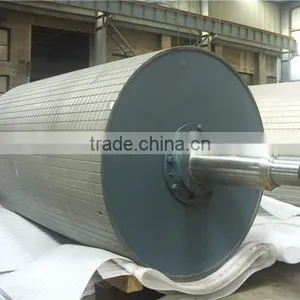 Upper Corrugated Industrial Stainless Steel Roller for Paper Making Machine thumbnail-5