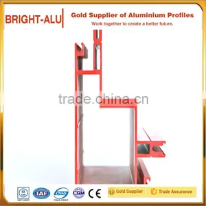 China Supplier Aluminum Polished Extrusion Window Frame Profile With Colorful Surface Treatment thumbnail-2