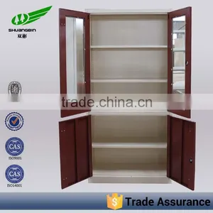 Red Color Metal Filing Cabinet Locker thumbnail-6