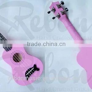 21 Size Pink Colour Ukulele thumbnail-1