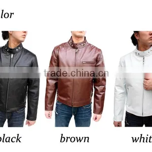 New Arrival Leather Motorbike Jacket Design For Men, Wholesale Fashion Custom Wear thumbnail-2