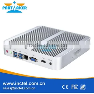 High Quality New Design 5th CPU Intel Core i3 5005U Small Fanless Mini Pc Intel J1900 thumbnail-1