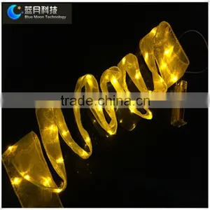 Silver Wire Led String Lights With Ribbon thumbnail-4