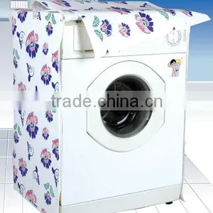 Flower Printed Thick Cover for Washing Machine, Water Proof Washer Cover thumbnail-1