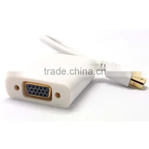 Wholesale White Mini dp to Vga Adapter 1080p for Notebook thumbnail-3