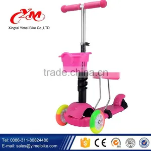 PP Material Best Kick Scooter for Kids / Cheap Children Kick Scooter With Music / Four Wheels Breaststroke Kick Scooter thumbnail-6