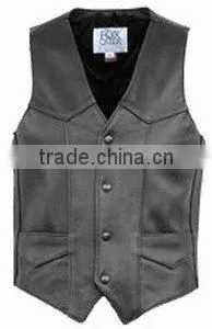 Leather Motorbike Vest thumbnail-1