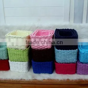 Straw Weaving Laundry Basket New Arrival Set With Lining Storage Basket thumbnail-4