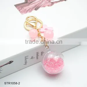 Promotional Crystal Bead Ball Keychain thumbnail-3
