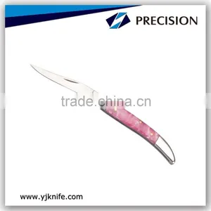 Promotion Gift Pocket Knife With Pink Color Handle thumbnail-1