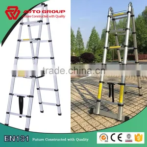 EN131 Ladder Telescopic Aluminium Compact Ladder for Sale thumbnail-1