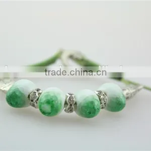 Bead Ceramic Wristband Bracelet , Fish Shape Silver Material Bracelet thumbnail-3