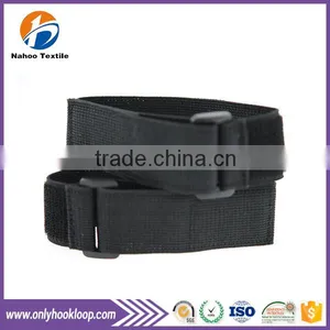 50mm Customized Made Wave Elastic Strap Hook& Loop Straps With Buckle thumbnail-1