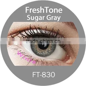 Freshtone Sugar Gray Color Lens Korea Cosmetic Contact Lenses Wholesale thumbnail-1