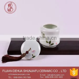 Wholsale Ceramic Tea Caddy Canister Sealed Cans Handmade Tank thumbnail-3
