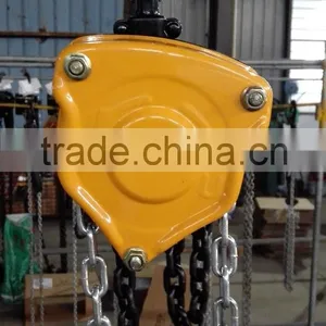 2016 CE APPROVED MANUAL HOIST/ CHAIN HOIST/ CHAIN BLOCK, 0.5T-50T, WITH G80 CHAIN thumbnail-4