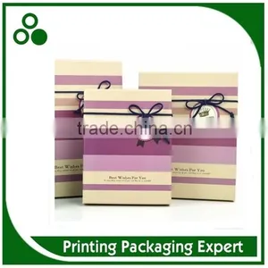 CUSTOM HANDMADE RECYCLED RECTANGLE DECORATIVE CARDBOARD PACKAGING GIFT PAPER BOX WITH ROPE CLOSURE thumbnail-4