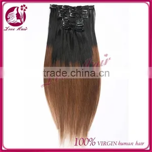 High Quality With Hot Sale Best Price Clip in Malaysian Hair Extensions,Virgin Malaysian Human Hair Clip In Hair Extensions thumbnail-2