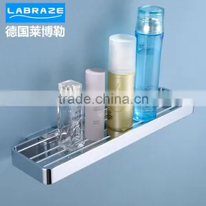 LABRAZE LE8014 Long Rectangle Corner Bathroom Rack With Chrome Plating thumbnail-2