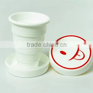 Small Enough to Fit Inside Your Pocket Portable Plastic Collapsible Travel Cup thumbnail-4