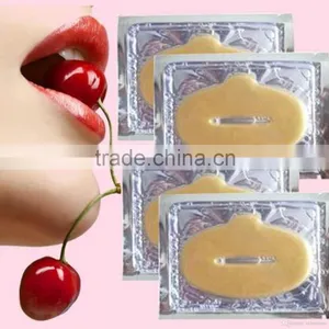 24K Gold Collagen Crystal Q10 Anti-wrinkle and Finelines Lip Mask thumbnail-1