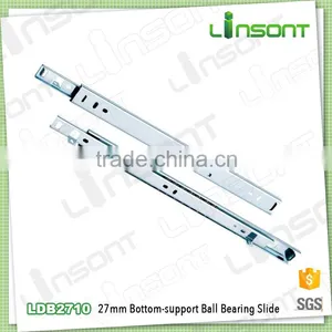 Popular 27mm Two Way Travel Bottom Support Ball Bearing Mepla Drawer Slide thumbnail-1