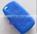 VW Remote Key Silicon Cover (blue) 3 Button Key Silicon Coverwith MOQ 50pcs thumbnail-1