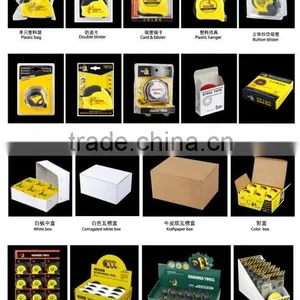 Name Brand Auto Lock Steel Meausure Tape Duble Side Tape Embsosed Measuring Tools With New Abs Case thumbnail-6
