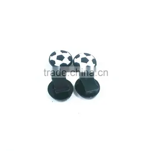 Factory Supply Wholesale Plastic Football Shape Shoe Buckles thumbnail-1